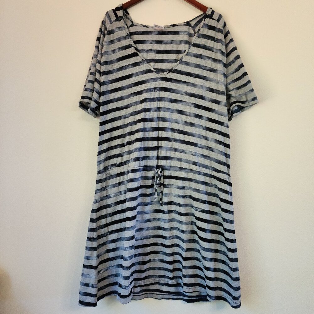 Speedo Women Eco Endurance Stripe Swim Cover Hoodie women XL/TG Gray Casual